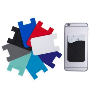 14000-Adesivo Porta Cartão de Silicone para Celular