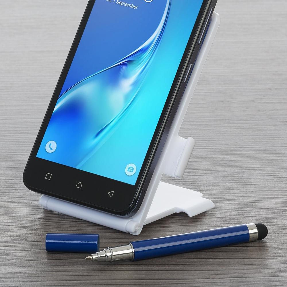 12624-Base Plástica para Celular com Caneta Touch
