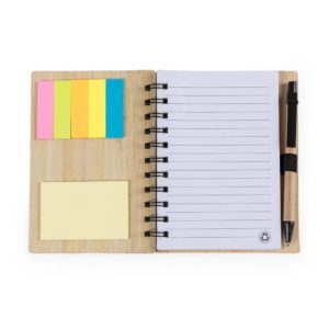 13776 – Bloco de Anotações Bambu com Caneta