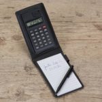 P@12521-Bloco de Anotações com Calculadora e Caneta