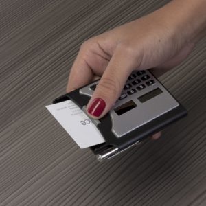 03919-Calculadora Porta Cartão