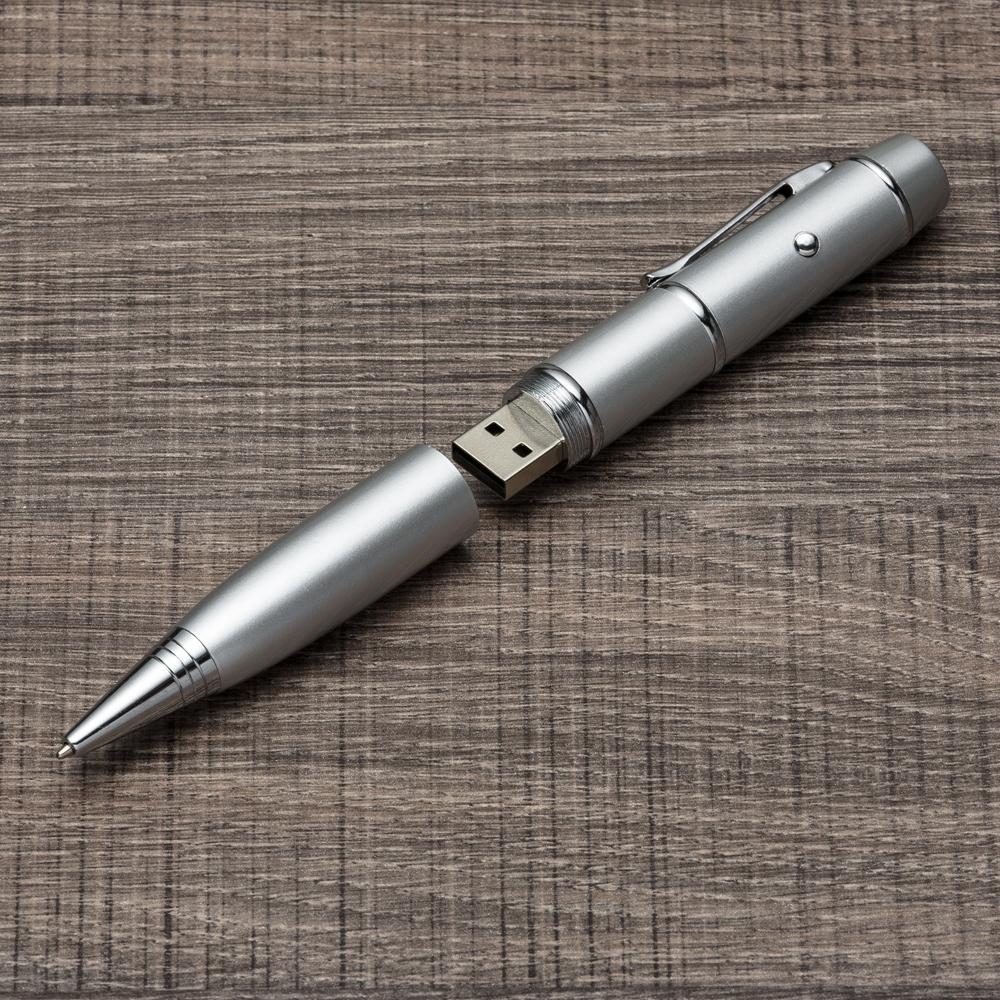 007V1-4GB-Caneta Pen Drive 4GB e Laser
