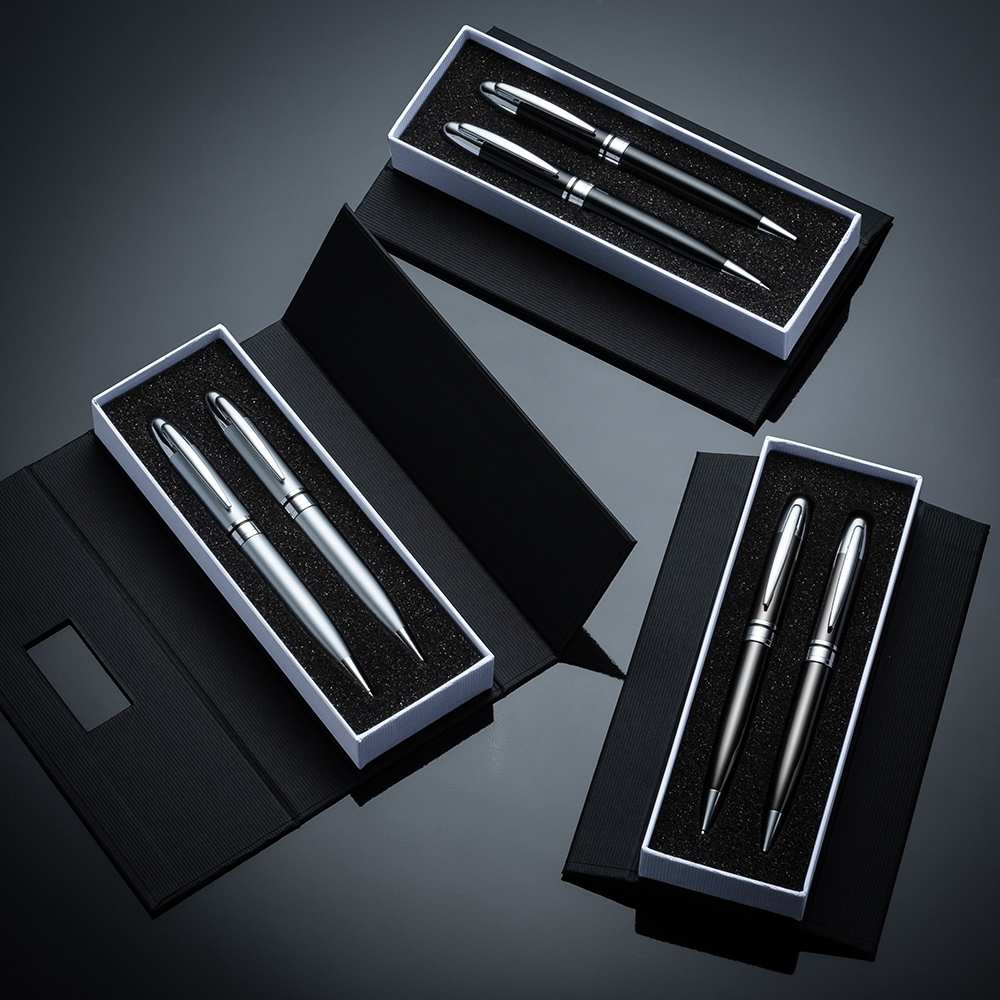 ER180PAR-BCO – Conjunto Caneta e Lapiseira Metal