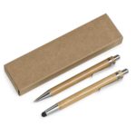 13796 – Kit Ecológico Caneta e Lapiseira Bambu