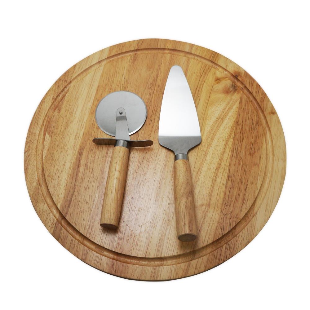 12957-Kit Pizza 2 Peças com Tábua