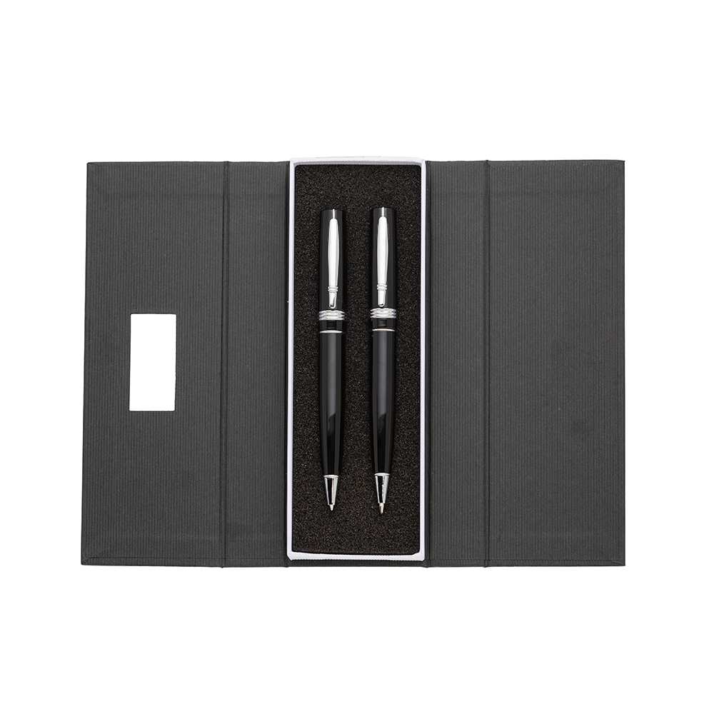 ER182PAR-BCO – Conjunto Caneta e Lapiseira Metal