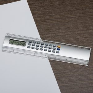 00146-Régua 20cm com Calculadora