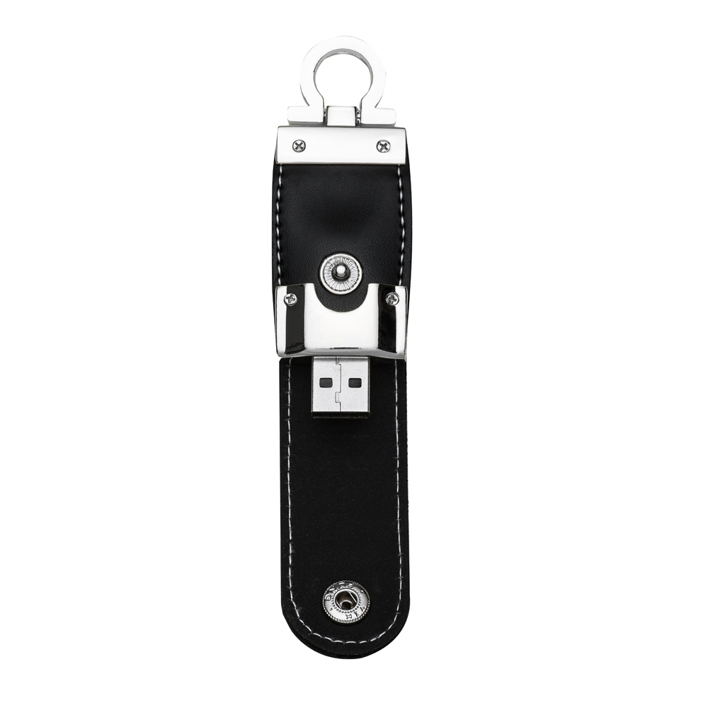 00025-4GB-Pen Drive Couro 4GB