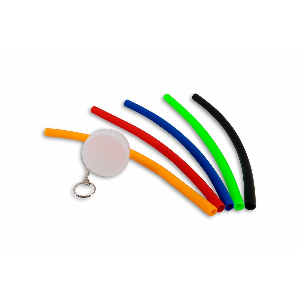 14342-Canudo de Silicone com Estojo