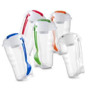 13719-Copo Salada 850ml com Garfo e Suporte para Molho