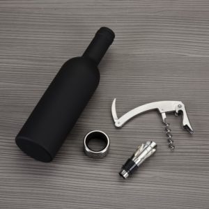 11871-Kit Vinho Garrafa 3 peças