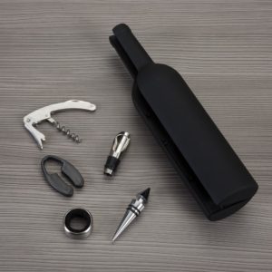 11870-Kit Vinho Garrafa 5 peças