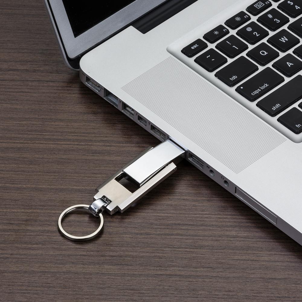00037-4GB/8GB-Pen Drive Chaveiro Metal 4GB/8GB