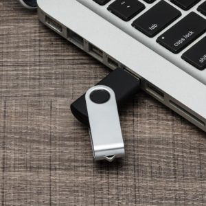 00016-SM 32 GB-Pen Drive Giratório Metálico 32 GB