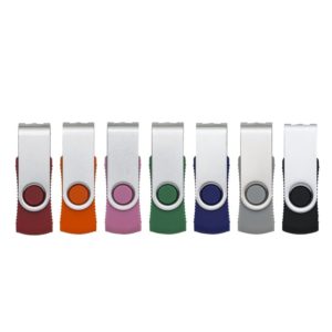 00015-RM 4GB-Pen Drive RM Giratório Metal 4GB