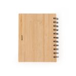 13776-Bloco de Anotações Bambu com Caneta