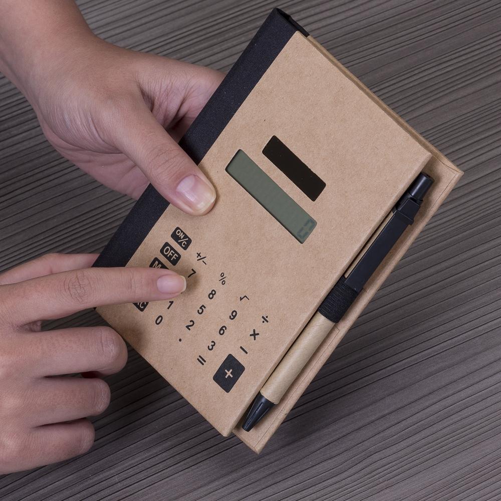 12737-Bloco de Anotações com Autoadesivos e Calculadora