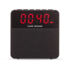 02071-Caixa de Som Bluetooth com Relógio Digital